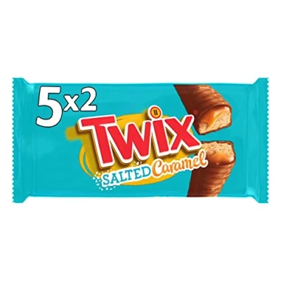Afbeelding van Twix Salted Caramel Chocoladekoekjes, gecoat met zoutcaramel, 230 g