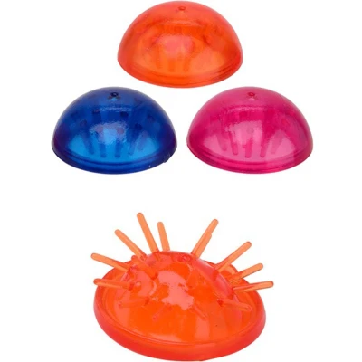 Afbeelding van Plopper jellyfish Kwal Speelgoed Uitdeelcadeau Kinderen multicolor 3 stuks