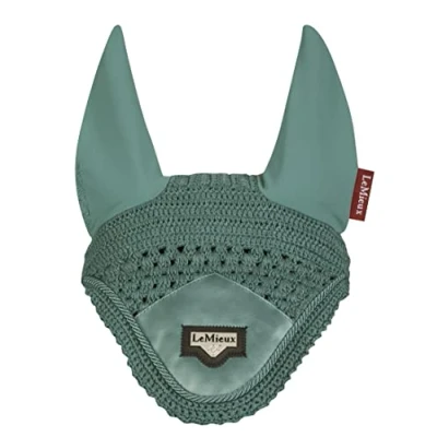 Afbeelding van LeMieux Loire Satin Fly Hood Salie, maat XL