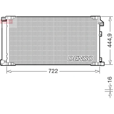 Afbeelding van Denso Airco condensor DCN51019