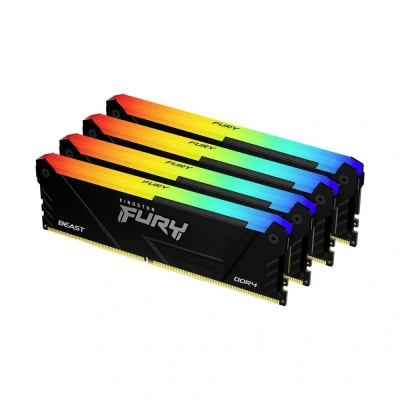 Afbeelding van Kingston Technology FURY Beast RGB geheugenmodule 4 x 16 GB