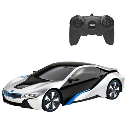 Afbeelding van Rastar BMW I8 RC Auto Blauw/Zwart 1/24