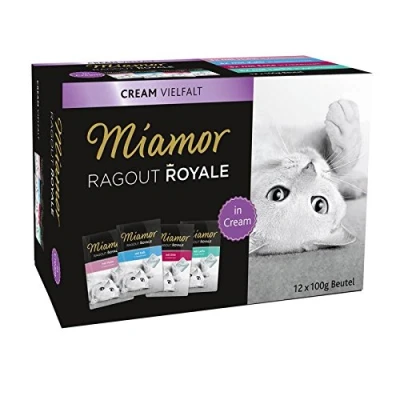 Afbeelding van Gemengd Probeerpakket Miamor Ragout Royale 12 x 100 g Kattenvoer Multi Mix in Crème