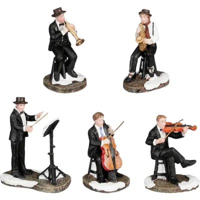 Afbeelding van Musicians 5 stuks l3,5xb5,5xh7cm Luville