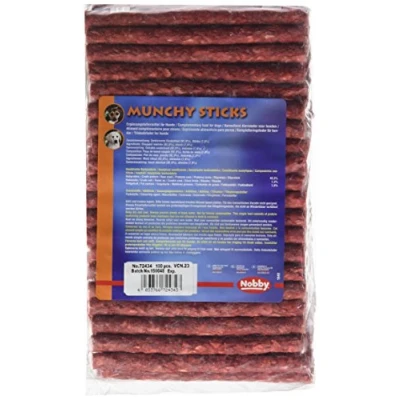 Afbeelding van Nobby munchy rood 12,5 cm 9/10 mm 100 stuks