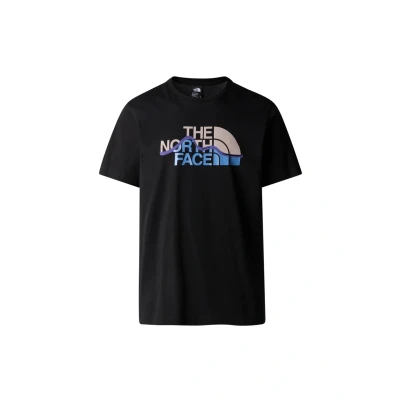 Afbeelding van The North Face Mountain Tshirt print, Heren, Maat: Medium, Tnf black