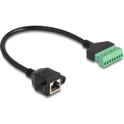 Afbeelding van DeLOCK 66054, 0,3 m, Cat6, U/UTP (UTP), RJ 45, Noir, Vert