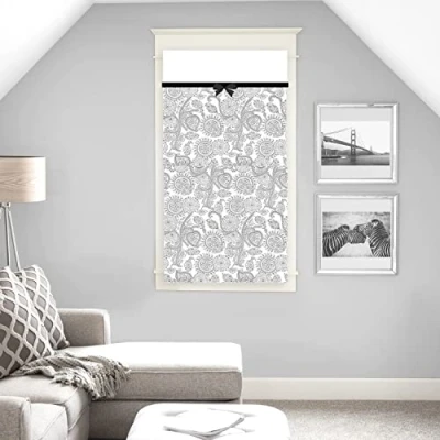 Image de Brise bise en coton 60x120 cm BLACK DRESS par Soleil d&#039;ocre