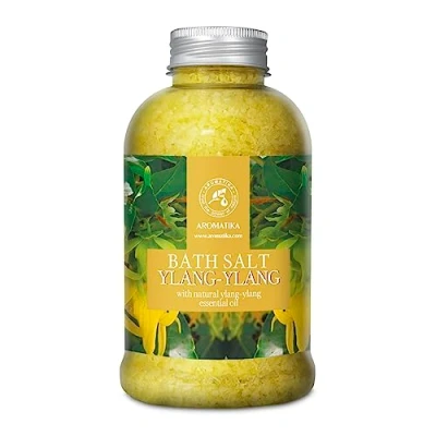 Afbeelding van Sali da Bagno Ylang 600 g Dirty Marino con Olio di Essenziale voor een Buon Sonno Riduzione dello Stress Cura del Corpo Rilassamento Aromaterapia Bad zout
