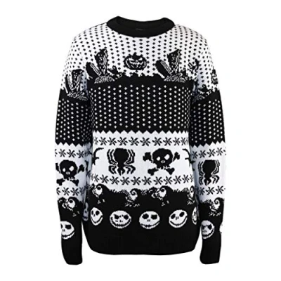 Afbeelding van Disney The Nightmare Before Christmas Kersttrui S Symbols Zwart/Wit