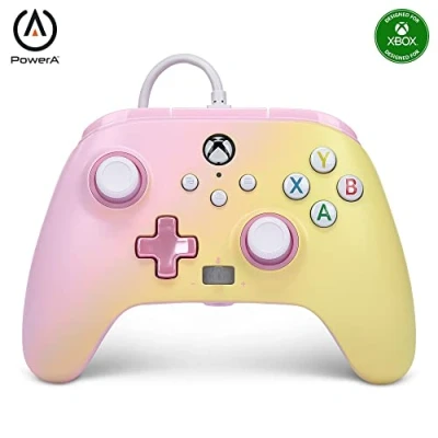 Afbeelding van PowerA Geavanceerde Bedrade Controller Geschikt voor Xbox Series XS Pink Lemonade