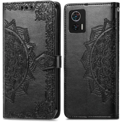Afbeelding van iMoshion Hoesje Met Pasjeshouder Geschikt voor Motorola Edge 30 Neo Luxe Bookcase Zwart