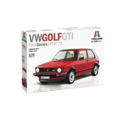 Afbeelding van 1:24 Italeri 3622 Volkswagen Golf GTI First Series 1976/78 Car Plastic Modelbouwpakket