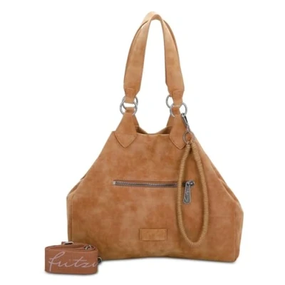 Afbeelding van Fritzi aus Preußen Schoudertas Rub Iggi01 Shoulder Bag Cracker Lichtbruin