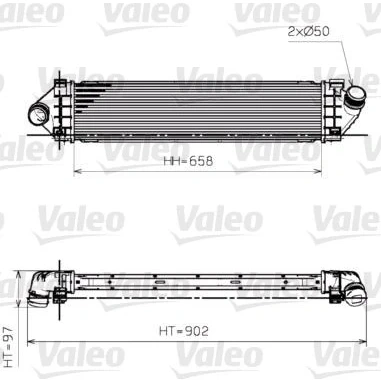 Afbeelding van Valeo Interkoeler 818246