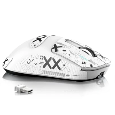 Afbeelding van ATTACK SHARK X3MAX 49g Superlight Mouse met Tape, PixArt PAW3950 Gaming Sensor, BT/2.4G Wireless/Bedrade Mouse, 6 verstelbare DPI 42000, 200 uur batterij, Office Mice voor Win11/Xbox/PS/Mac