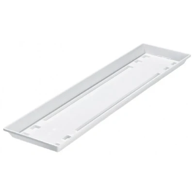 Afbeelding van Geli Thermo Plastic standaard onderzetter voor bloembak, kunststof, 50 cm, wit