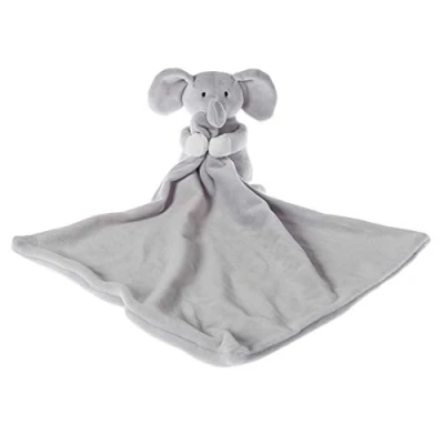 Afbeelding van Apricot Lamb Babydeken, pluche, comfort, voor baby&#039;s, pasgeborenen, olifant, grijs