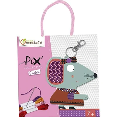 Afbeelding van Avenue Mandarine 52663O een doos van Pix&#039;collectie met figuur, 11 x 0,5 11,5 cm, draden en naald, Eugenie