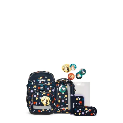 Afbeelding van Ergobag Lumiedition Schooltas set voor kinderen, Maat: One Size, Dunkelblau