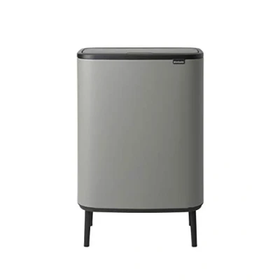 Image de Brabantia 130281 Poubelle Bo Touch Bin Hi, 60L, Mineral Concrete Grey