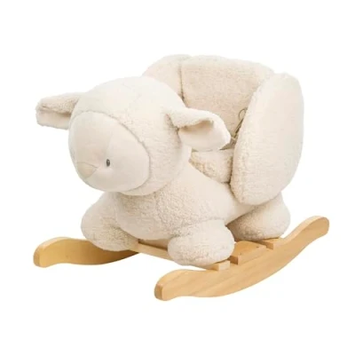 Afbeelding van Nattou schaap Teddy schommelpaard Hobbelpaard 59 cm Ecru