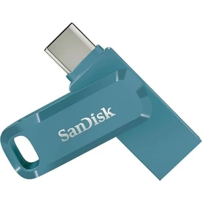 Afbeelding van Opslag: USB Sticks: SanDisk Ultra Dual drive Go 128GB flash Type A / C 3.2 Gen 1 (3.1 1) Blauw