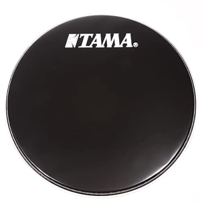 Afbeelding van Tama basDrum Frontvel BK24BMWS, 24&quot;, zwart, Logo Bass drumvel