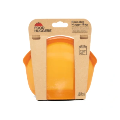Afbeelding van Food Huggers Herbruikbare Bewaarzak 400ml Amber
