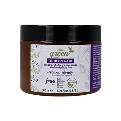 Afbeelding van Haarmasker Pure Green Antifrizz Inhoud 500 ml