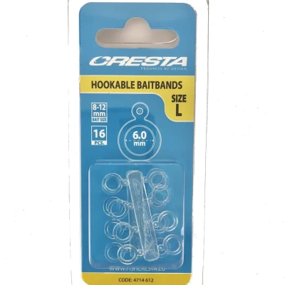 Afbeelding van Cresta Hookable Baitbands Maat : Large (16 pcs)