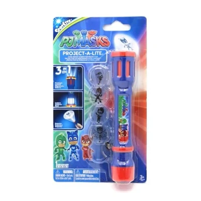 Afbeelding van PJ Masks 40345 zaklamp met 6 verwisselbare lenzen, meerkleurig