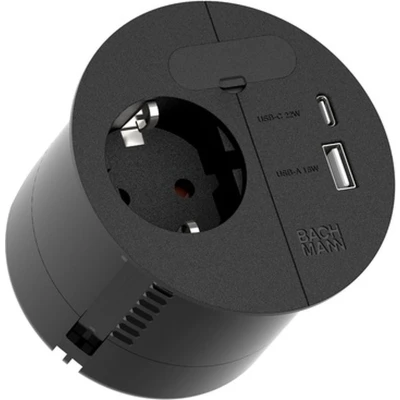 Afbeelding van Bachmann Loop In Charge Power Hub 230V USB AC 22W 938.203 E3ZTD
