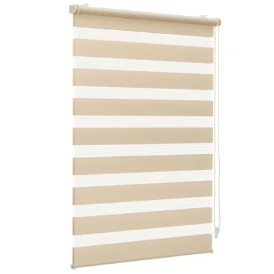 Image de Sekey Store double Klemmfix sans perçage pour fenêtre 110 cm de large enrouleur Protection solaire x 150 Lin jaune