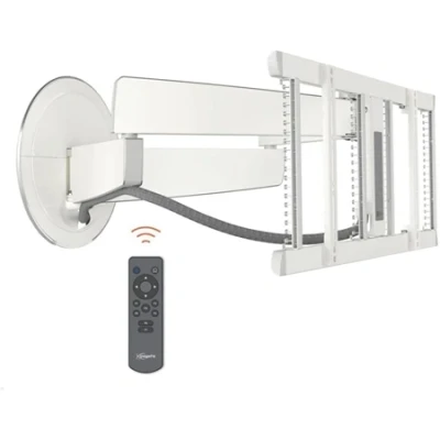 Afbeelding van Vogel&#039;s TVM 7675 Elektrische tv muurbeugel, draaibaar, voor 40 tot 77 inch, premium gemotoriseerde houder, draaibaar 120, max. 35 kg, VESA 200 x 100 600 400