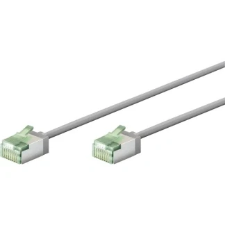 Afbeelding van FTP CAT8.1 Slimline 40 Gigabit Netwerkkabel CU Ultraflex 2 meter Grijs