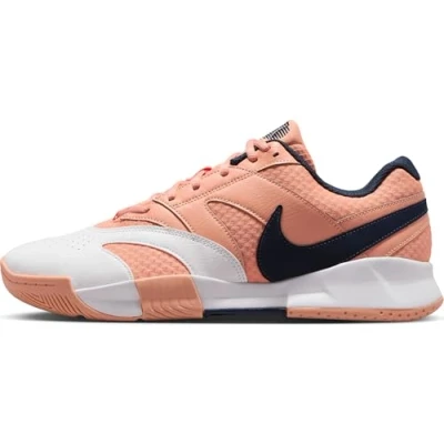 Afbeelding van Nike Performance Court LITE 4 Tennisschoenen voor alle ondergronden Apricot agate/obsidianwhite, Heren, Maat: 44, agate/obsidian white