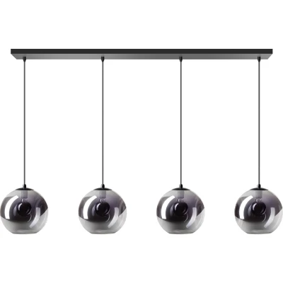 Afbeelding van Eth Hanglamp Orb 4x Zwart