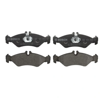Afbeelding van BOSCH 0 986 424 463 Remblokkenset Low Metallic Met montagehandleiding, anti kreukplaat, plunjerclip MERCEDES BENZ: Sprinter 3 T Minibus