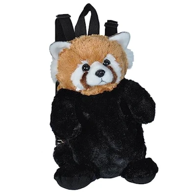 Afbeelding van Wild Republic Rugzak Rode Panda Junior 2,7 Liter Pluche Zwart/bruin