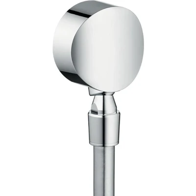 Afbeelding van Hansgrohe FixFit muuraansluitbocht S met terugslagklep en
