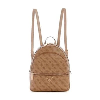 Afbeelding van Guess Manhattan CITY 34 CM Rugzak, Dames, Maat: One Size, Latte logo