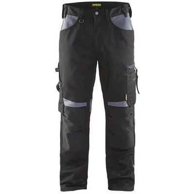 Image de Pantalon artisan sans poche flottante noir/gris
