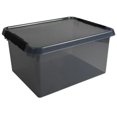 Afbeelding van Opbergbox Comfort 36 l Grijs Polypropyleen Kwantum