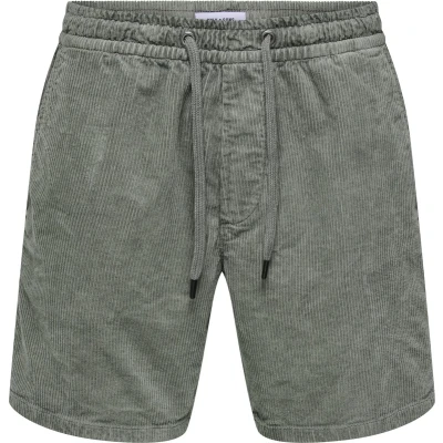 Afbeelding van ONLY&amp;SONS ONSTEL CORDUROY 0185 shorts NOOS Heren Bermuda