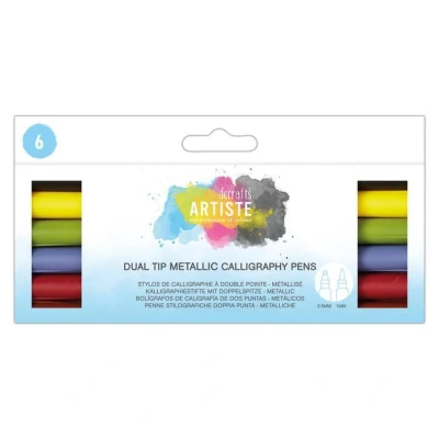 Afbeelding van Dual Tip Calligraphy Pens (6pk)