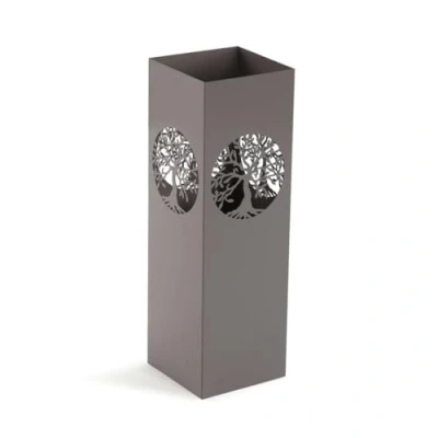 Afbeelding van Versa Paraplustandaard Tree of Life grijs metaal ijzer 15 x 49 cm
