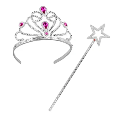 Afbeelding van Boland 44172 prinses accessoireset, zilver, één maat