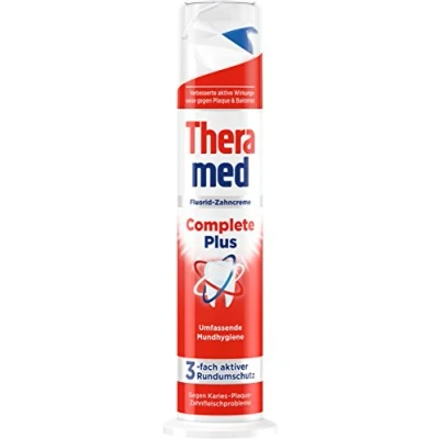 Afbeelding van Theramed Tandpasta Complete Plus 10 x 100 ml Pomp