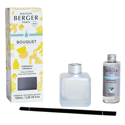 Afbeelding van Maison Berger Parfumverspreider Cube Citronella 100 ml